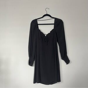 ROW.A Elegant Black Long Sleeve Dress Size Medium Minimalist, Romantic